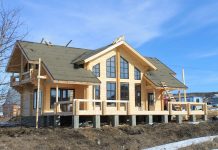 Строительство дома из клееного бруса