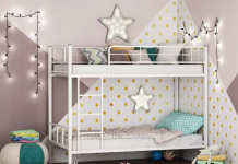 Двухъярусные кровати для небольшой детской комнаты