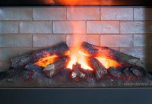 Принцип работы электрокаминов с живым огнем