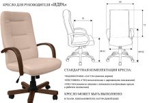 Параметры выбора кресла для руководителя