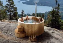 Японские бани фурако с подогревом воды