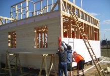 Этапы строительства каркасного дома