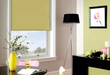 Рулонные шторы в интерьере