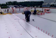 Монтаж мембранной кровли