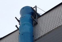 Рукав для сброса строительного мусора (строительный мусоропров)