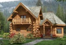 Популярность оцилиндрованного бревна как строительного материала